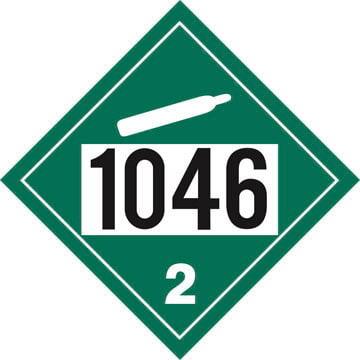1046 Placard - Division 2.2 Non-Flammable Gas