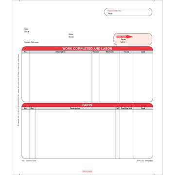 Garage Repair Orders