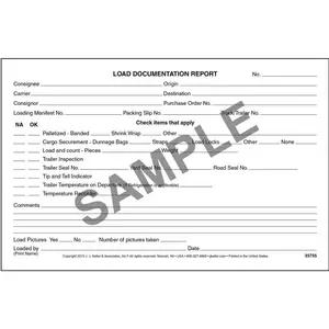 Load Documentation Report