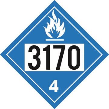 3170 Placard - Division 4.3 Dangerous When Wet