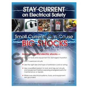 Stay Current On Electrical Safety - Workplace Safety Training Poster