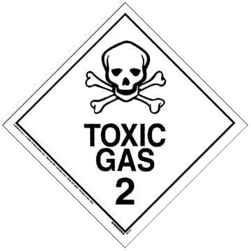 International Division 2.3 Toxic Gas Placard - Worded