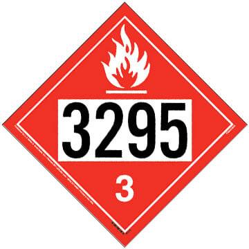3295 Placard - Class 3 Flammable Liquid