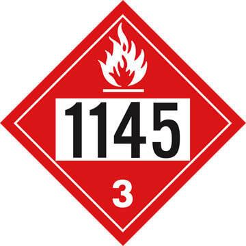 1145 Placard - Class 3 Flammable Liquid