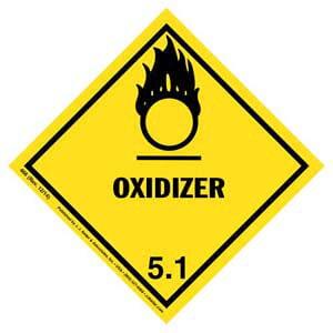 Class 5 Oxidizer Labels