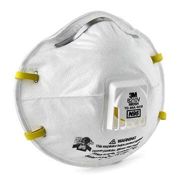 3M™ Disposable Particulate Respirator 8210V, N95 w/ 3M Cool Flow™ Exhalation Valve