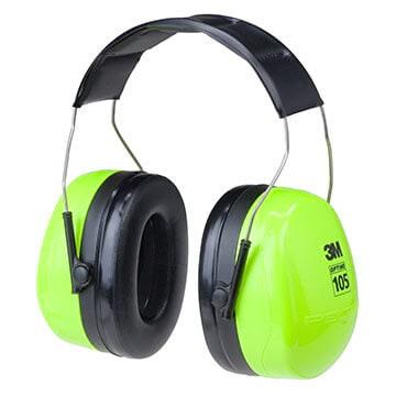 3M™ Peltor™ Optime™ 105 Series Hi-Viz Headband Earmuff