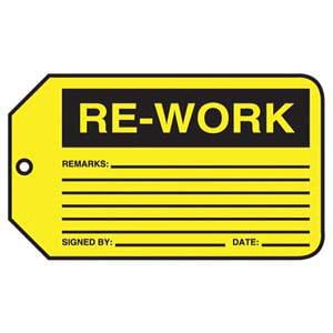Re-Work - Safety Tag