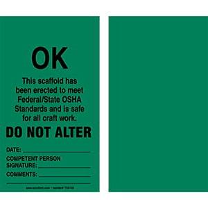 OK: Do Not Alter - Safety Tag