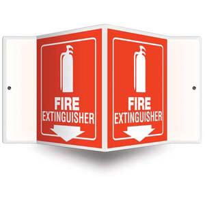 Fire Extinguisher Sign - 3D Projection
