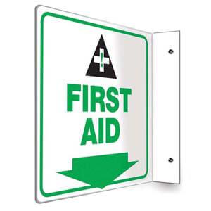 First Aid Sign - Projection