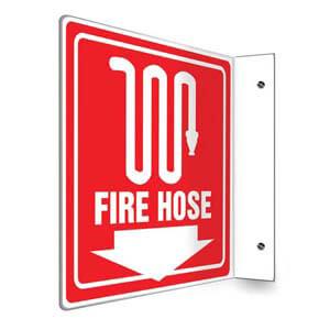 Fire Hose Sign - Projection