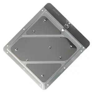 Rivetless Aluminum Wide-Edge Placard Holder w/Back Plate