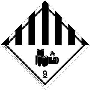 Class 9 Lithium Battery Labels