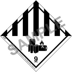 Class 9 Lithium Battery Labels
