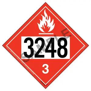 3248 Placard - Class 3 Flammable Liquid