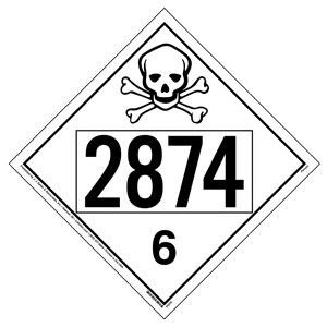 2874 Placard - Division 6.1 Poison