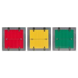 Flip-File Sign, Red/Yellow/Green, 3-Legend
