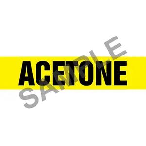 Acetone Pipe Marker - ASME/ANSI
