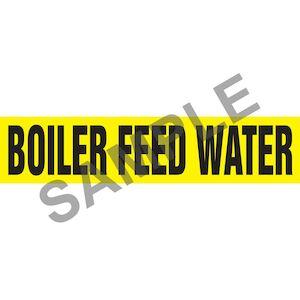 Boiler Feed Water Pipe Marker - ASME/ANSI