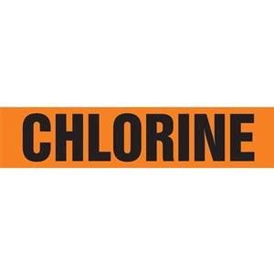 Chlorine Pipe Marker - ASME/ANSI