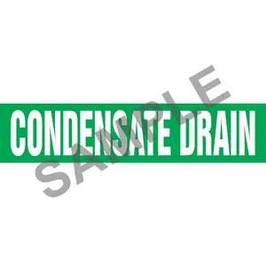 Condensate Drain Pipe Marker - ASME/ANSI