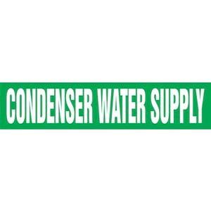 Condenser Water Supply Pipe Marker - ASME/ANSI