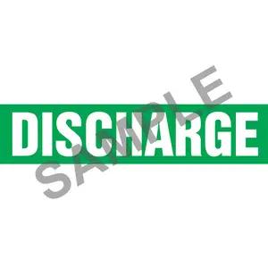 Discharge Pipe Marker - ASME/ANSI