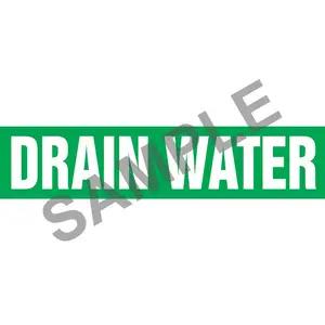 Drain Water Pipe Marker - ASME/ANSI