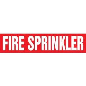 Fire Sprinkler Pipe Marker - ASME/ANSI