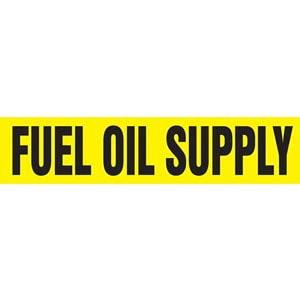 Fuel Oil Supply Pipe Marker - ASME/ANSI