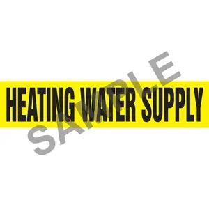 Heating Water Supply Pipe Marker - ASME/ANSI