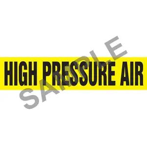 High Pressure Air Pipe Marker - ASME/ANSI