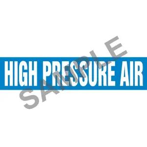 High Pressure Air Pipe Marker - ASME/ANSI