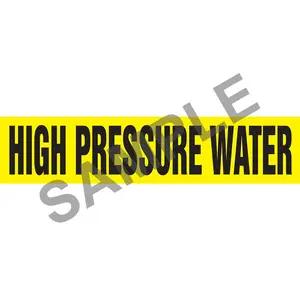 High Pressure Water Pipe Marker - ASME/ANSI