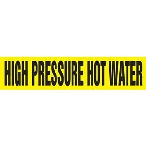 High Pressure Hot Water Pipe Marker - ASME/ANSI