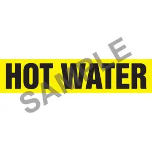 Hot Water Pipe Marker - ASME/ANSI