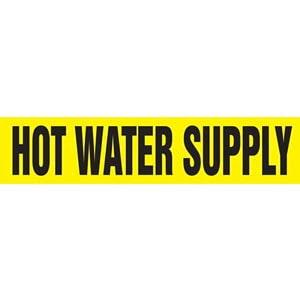 Hot Water Supply Pipe Marker - ASME/ANSI