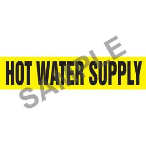 Hot Water Supply Pipe Marker - ASME/ANSI