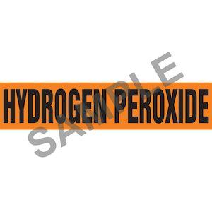 Hydrogen Peroxide Pipe Marker - ASME/ANSI