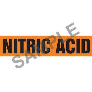 Nitric Acid Pipe Marker - ASME/ANSI