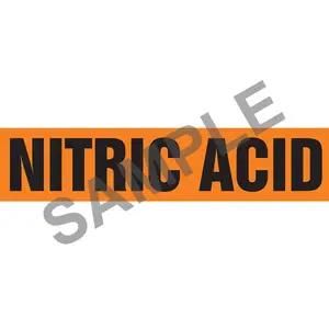 Nitric Acid Pipe Marker - ASME/ANSI