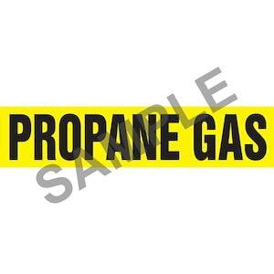 Propane Gas Pipe Marker - ASME/ANSI