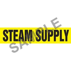 Steam Supply Pipe Marker - ASME/ANSI