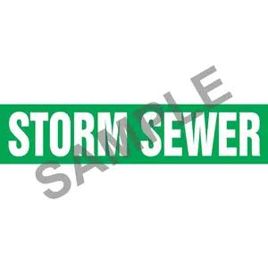 Storm Sewer Pipe Marker - ASME/ANSI