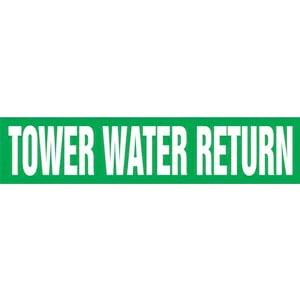 Tower Water Return Pipe Marker - ASME/ANSI