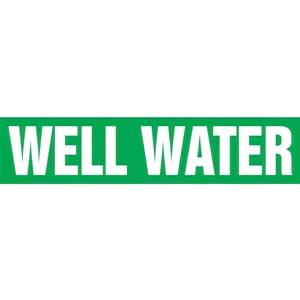 Well Water Pipe Marker - ASME/ANSI