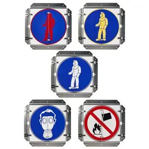 Department of Defense Chemical Hazard Flip Signs