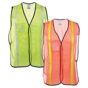J. J. Keller® SAFEGEAR® Non-Certified Safety Vest - Hook & Loop Closure with 1" PVC Tape