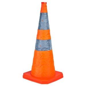 Collapsible Traffic Cone with Internal LED - 28" Tall
